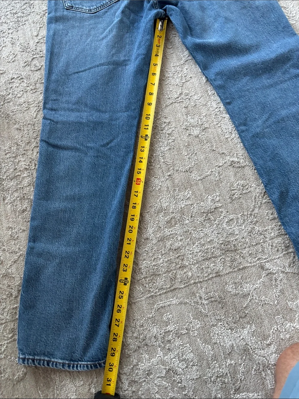 Levi's Men's 511 Medium Blue Straight-Leg Jeans Leather Tags Premium Size 38x32